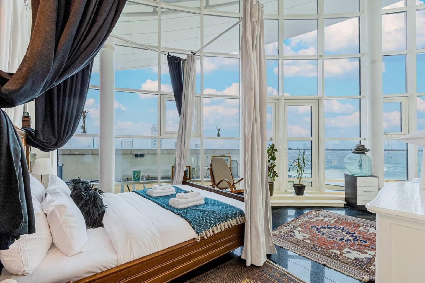 London Canary Wharf Riverside Penthouse Apartment 외부 사진